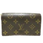 Pre-owned Canvas wallets Louis Vuitton Vintage , Brown , Dames