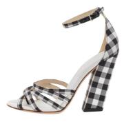 Pre-owned Canvas sandals Burberry Vintage , White , Dames