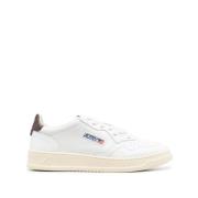 Lage Sneakers Wit/Bruin Autry , White , Heren