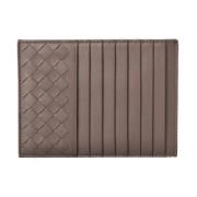 Pre-owned Leather wallets Bottega Veneta Vintage , Gray , Dames