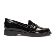 Dames gelakte loafers Kazar , Black , Dames