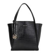 Dames zwarte tas Kazar , Black , Dames