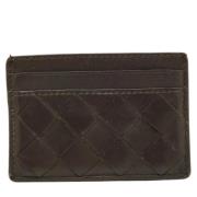 Pre-owned Leather wallets Bottega Veneta Vintage , Brown , Heren