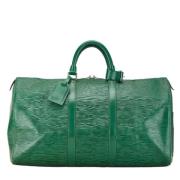 Pre-owned Leather louis-vuitton-bags Louis Vuitton Vintage , Green , D...