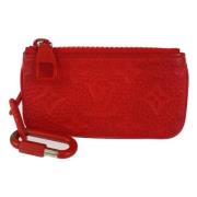 Pre-owned Canvas wallets Louis Vuitton Vintage , Red , Heren