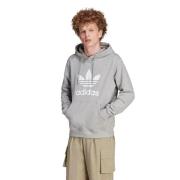 Klassieke Trefoil Hoodie Adidas , Gray , Heren