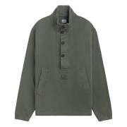 Polo Kraag Sweater C.p. Company , Green , Heren