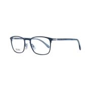 Blauwe Rechthoekige Optische Brillen Hugo Boss , Blue , Heren