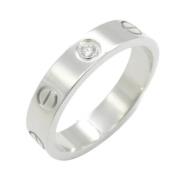 Pre-owned White Gold rings Cartier Vintage , Gray , Dames