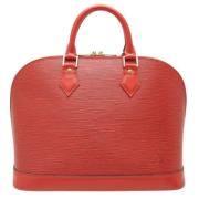 Pre-owned Leather louis-vuitton-bags Louis Vuitton Vintage , Red , Dam...