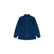 Lyocell Denim Shirt The New Society , Blue , Dames