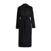 Wollen Jas Max Mara Studio , Black , Dames