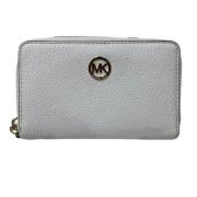 Pre-owned Leather wallets Michael Kors Pre-owned , White , Dames