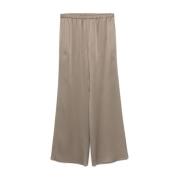 Wijde Broek Tiete 221 Antonelli Firenze , Beige , Dames