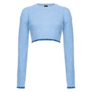 Lichtblauwe Sweater Pinko , Blue , Dames