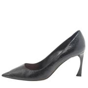 Pre-owned Leather heels Dior Vintage , Black , Dames