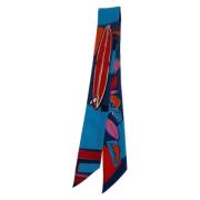 Pre-owned Canvas scarves Hermès Vintage , Multicolor , Dames