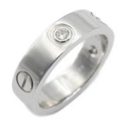 Pre-owned White Gold rings Cartier Vintage , Gray , Dames