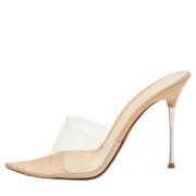 Pre-owned Fabric sandals Gianvito Rossi Pre-owned , Beige , Dames