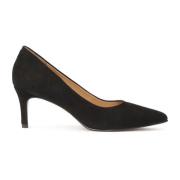 Suede minimalistische pumps Kazar , Black , Dames