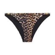 Emblem Mini Briefs Ganni , Brown , Dames