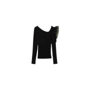 Zwart Sweater Set Twinset , Black , Dames