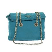 Pre-owned Nylon prada-bags Prada Vintage , Blue , Dames