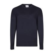 Nachtelijke Hemel Merino Wol Trui Calvin Klein , Blue , Heren