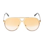 ‘Xavier’ zonnebril Tom Ford , Yellow , Heren