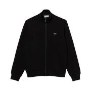 Zwarte hoodie trui Lacoste , Black , Heren