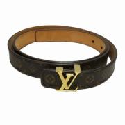 Pre-owned Canvas belts Louis Vuitton Vintage , Brown , Dames