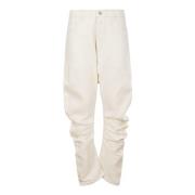 Maru Denim Jeans Setchu , White , Heren