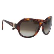 Pre-owned Plastic sunglasses Salvatore Ferragamo Pre-owned , Brown , D...