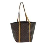 Pre-owned Canvas totes Louis Vuitton Vintage , Brown , Dames