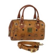 Pre-owned Leather handbags MCM Pre-owned , Brown , Dames