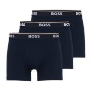 Stretchkatoenen Boxer Briefs 3-Pack Boss , Blue , Heren