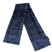 Pre-owned Canvas scarves Louis Vuitton Vintage , Blue , Dames