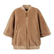 Stijlvolle Cape Wrap Poncho Max Mara , Brown , Dames