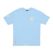 Yankees Baseball Tee Blauw/Wit New Era , Blue , Heren