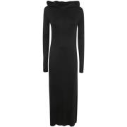 Zwarte Damesjurk Elegante Stijl Thom Krom , Black , Dames