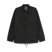 Nylon Coach Jacket Y-3 , Black , Heren