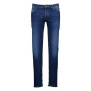 Orvieto Jeans Blauw Hand Picked , Blue , Heren