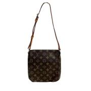 Pre-owned Canvas louis-vuitton-bags Louis Vuitton Vintage , Brown , Da...