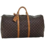 Pre-owned Canvas louis-vuitton-bags Louis Vuitton Vintage , Brown , Da...