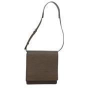 Pre-owned Leather louis-vuitton-bags Louis Vuitton Vintage , Gray , Da...