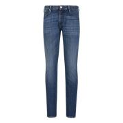 Slim Fit Denim Jeans Emporio Armani , Blue , Heren