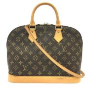 Pre-owned Canvas louis-vuitton-bags Louis Vuitton Vintage , Brown , Da...