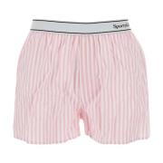 Stijlvolle bedrukte katoenen shorts Sporty & Rich , Pink , Dames