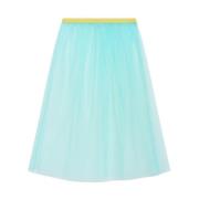 Gekleurde Tule Petticoat Rok Maliparmi , Blue , Dames