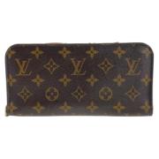 Pre-owned Canvas wallets Louis Vuitton Vintage , Brown , Dames